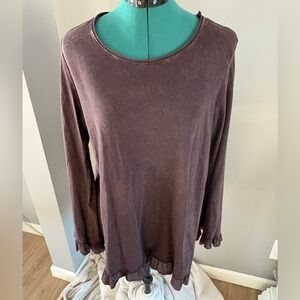 Altar’D State Women's Purple Long Sleeve Top